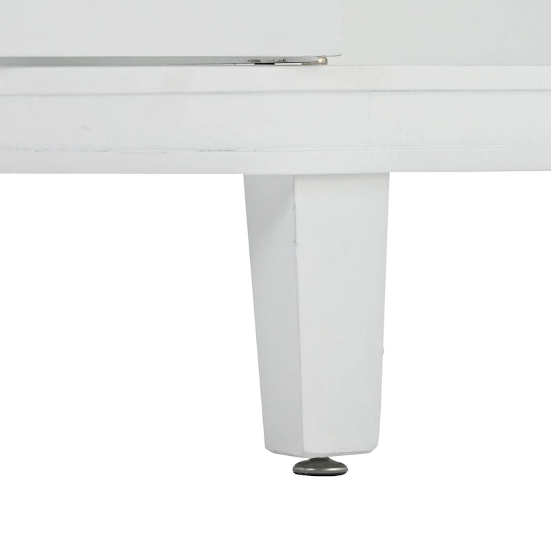 Akzent-Aufbewahrungsschrank Sideboard Holzschrank mit Türen im Antik-Muster für Flur, Eingangsbereich, Wohnzimmer, Schlafzimmer
