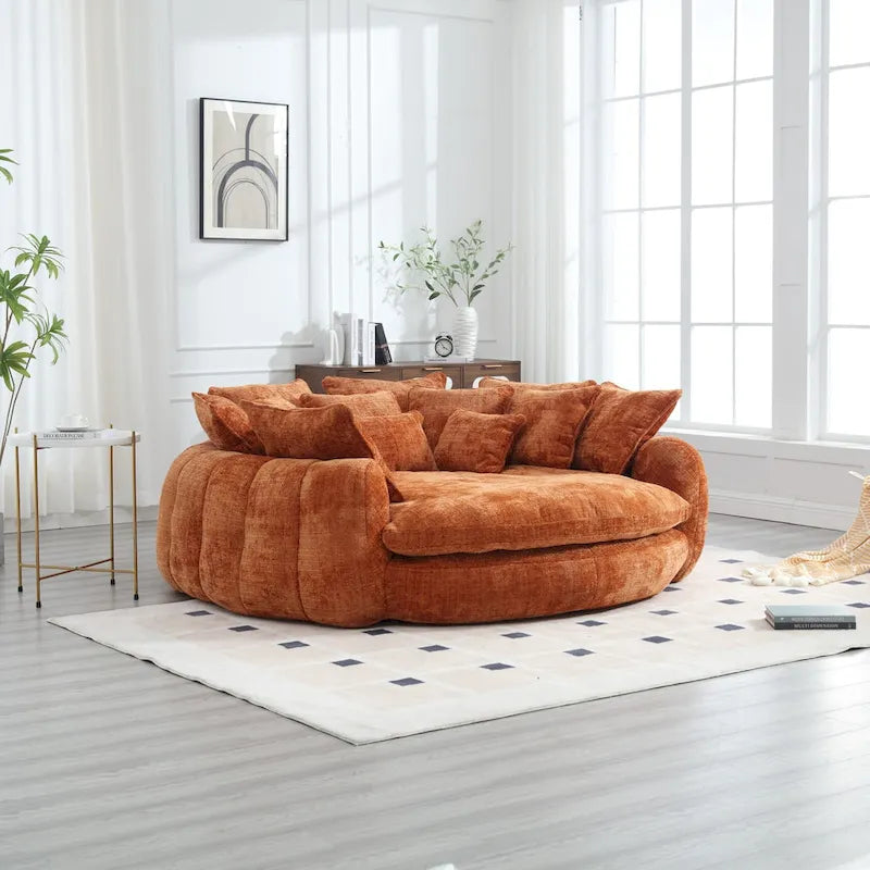 Bequemes Doppelschlafsofa, extra großes Schlafsofa mit Armlehnen