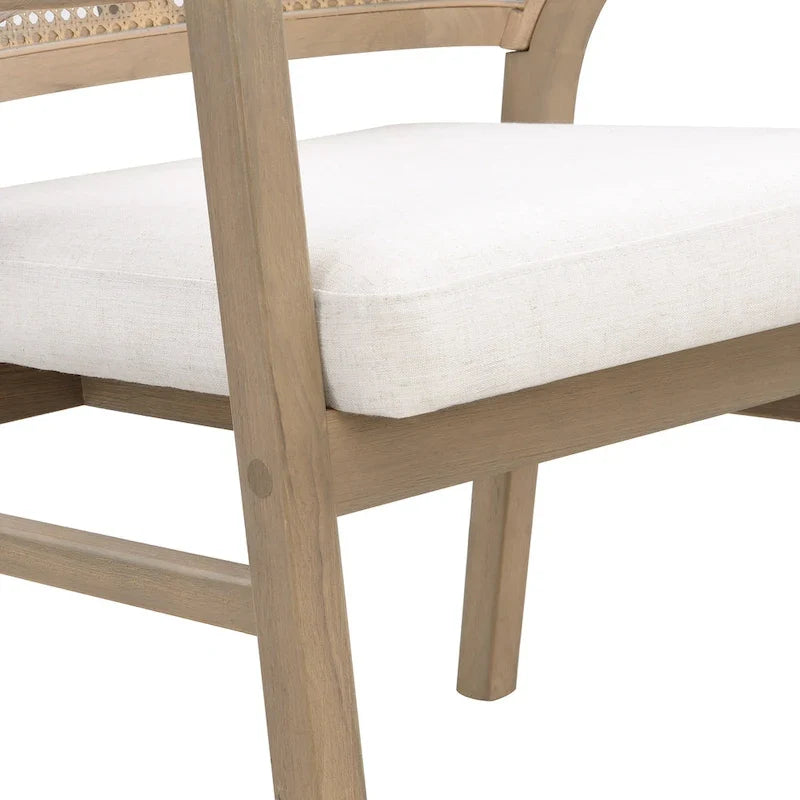 Christopher Knight Home - Esszimmerstuhl mit Rohrgeflecht (2er-Set)