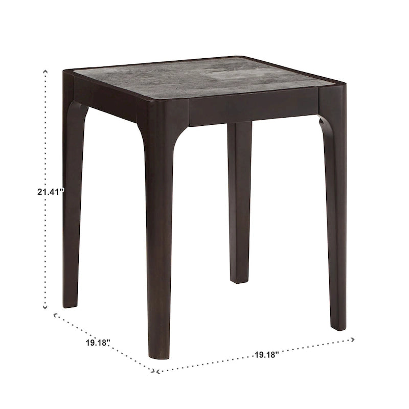 Beistelltisch Ludvika mit Marmor-Effektplatte von iNSPIRE Q Modern