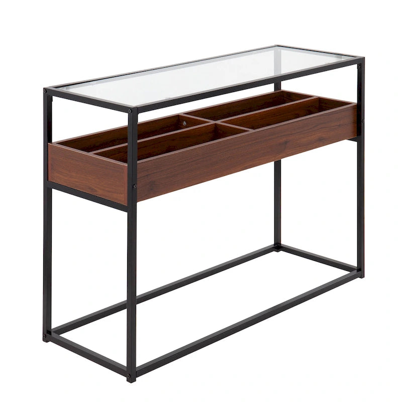 Display-Konsolentisch mit Stauraum
