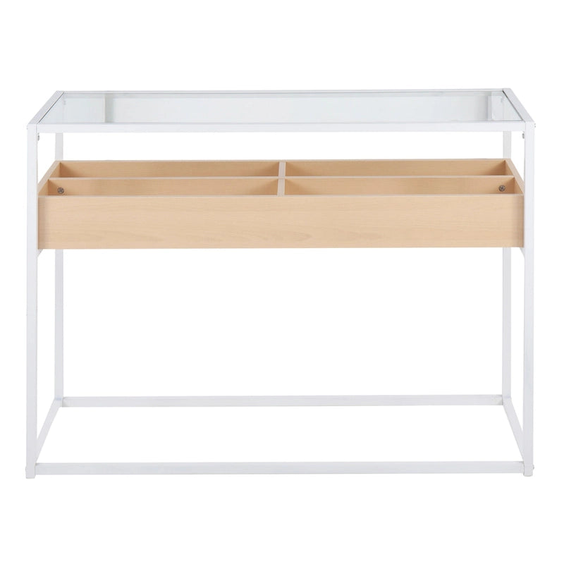 Display-Konsolentisch mit Stauraum