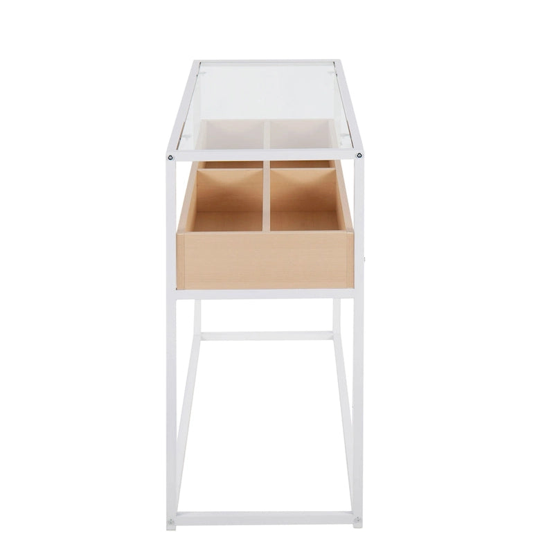 Display-Konsolentisch mit Stauraum