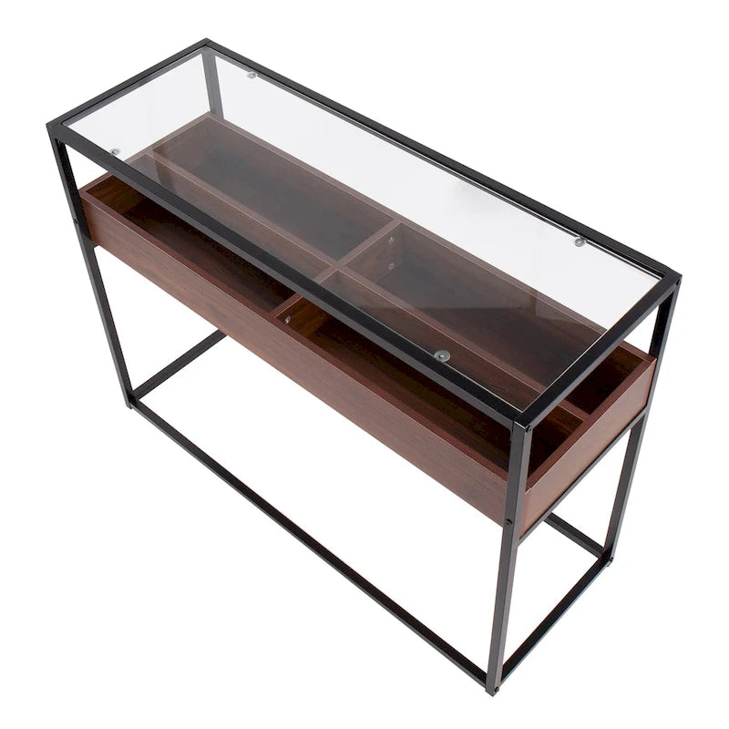 Display-Konsolentisch mit Stauraum
