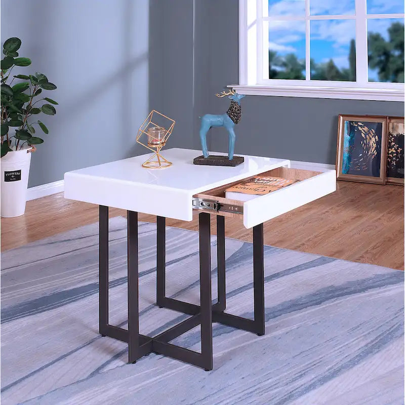 Granala Modernes Stahl-2-teiliges Couchtisch-Set von Furniture of America