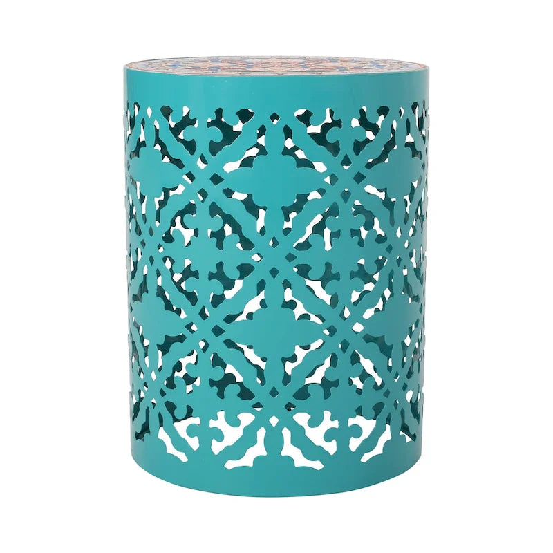 Chetola Beistelltisch „Indoor Lace Cut“ mit Fliesenplatte von Christopher Knight Home