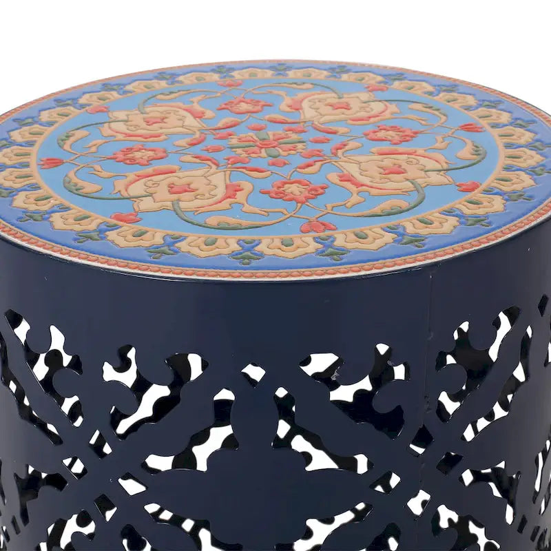 Chetola Beistelltisch „Indoor Lace Cut“ mit Fliesenplatte von Christopher Knight Home