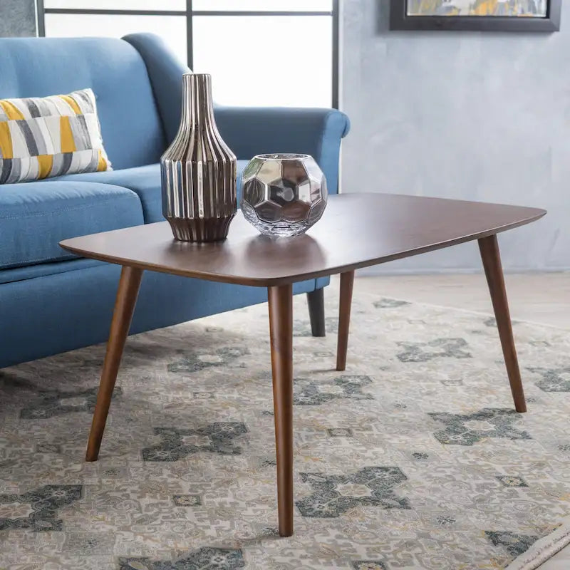 Couchtisch "Cilla Mid-Century Wood Rectangle" von Christopher Knight Home – 100,33 cm L x 60,19 cm B x 46,35 cm H