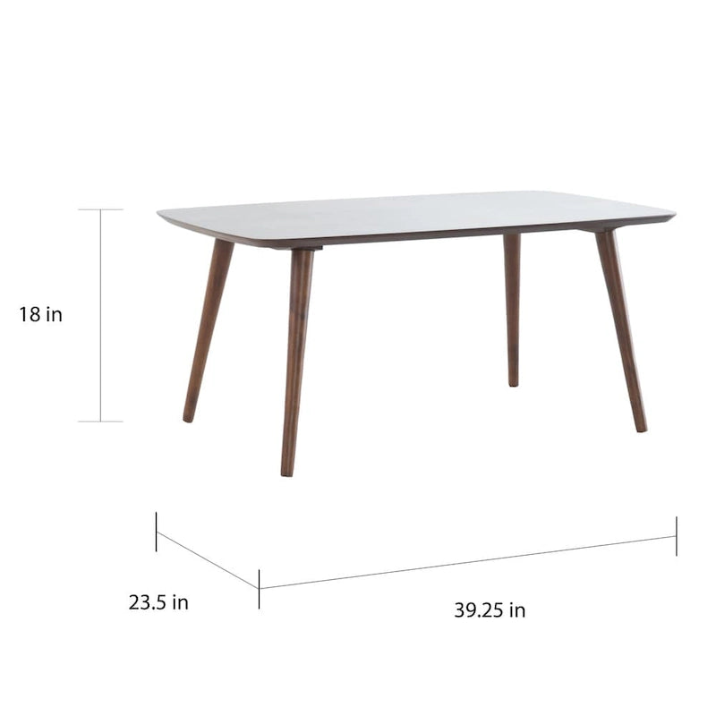 Couchtisch "Cilla Mid-Century Wood Rectangle" von Christopher Knight Home – 100,33 cm L x 60,19 cm B x 46,35 cm H