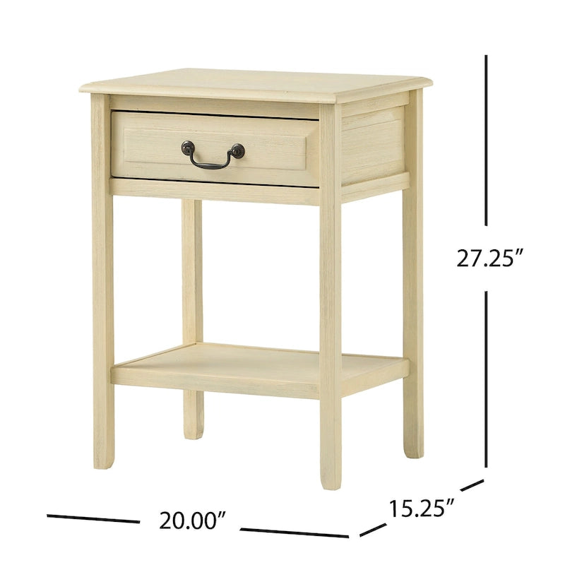Akazienholz-Beistelltisch „Banks“ von Christopher Knight Home
