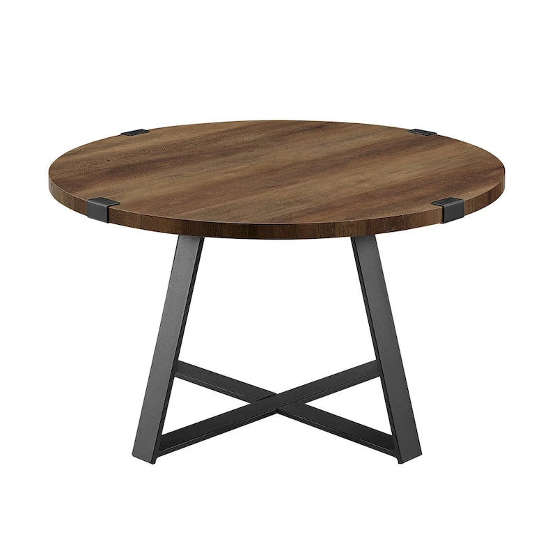 Middlebrook Designs Barnett Runder Couchtisch mit Metallumwicklung