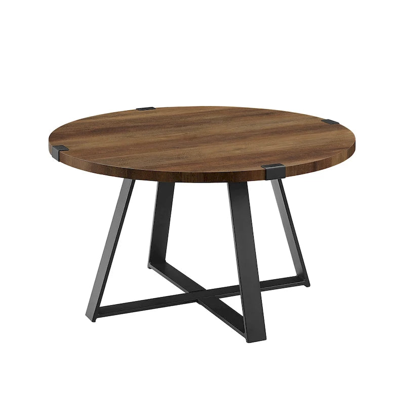 Middlebrook Designs Barnett Runder Couchtisch mit Metallumwicklung