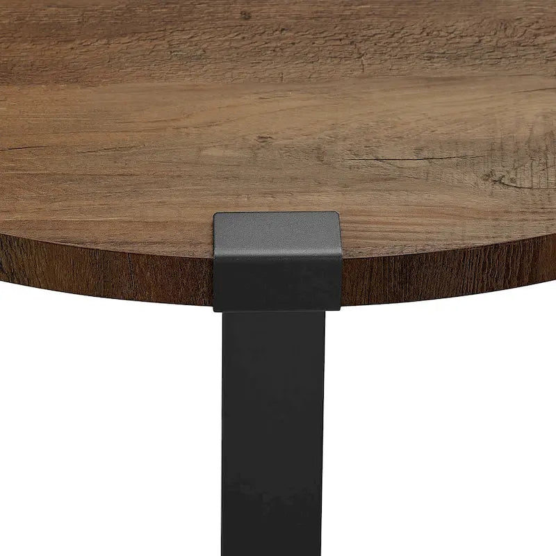 Middlebrook Designs Barnett Runder Couchtisch mit Metallumwicklung