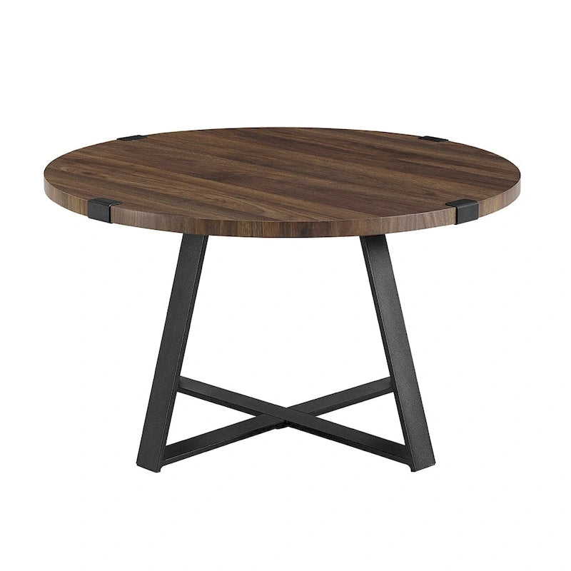 Middlebrook Designs Barnett Runder Couchtisch mit Metallumwicklung