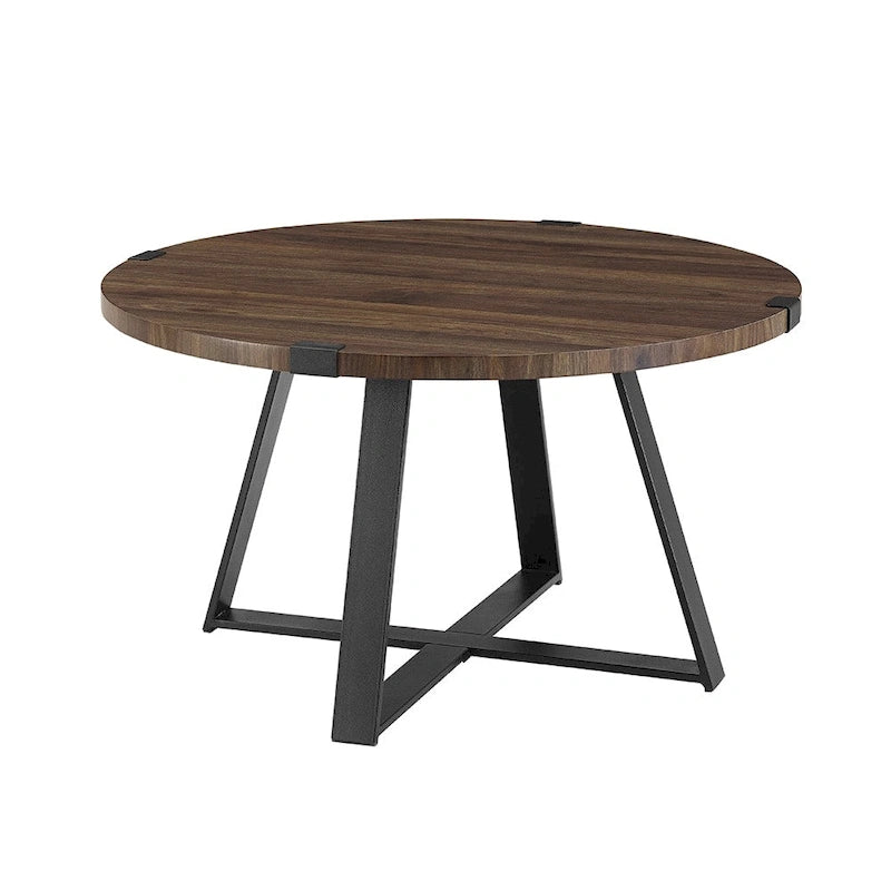 Middlebrook Designs Barnett Runder Couchtisch mit Metallumwicklung