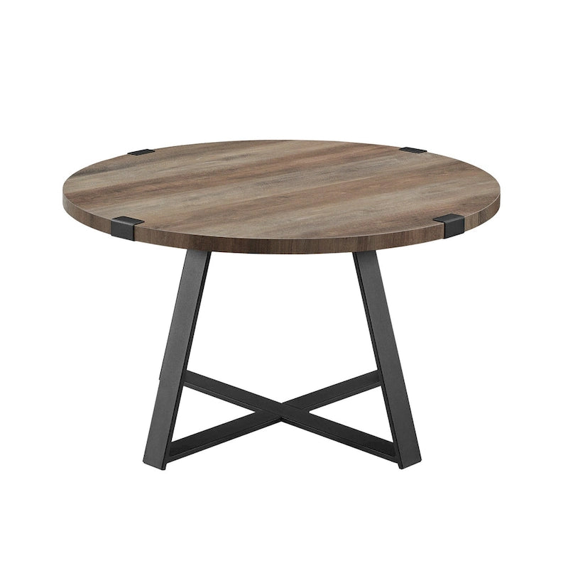 Middlebrook Designs Barnett Runder Couchtisch mit Metallumwicklung