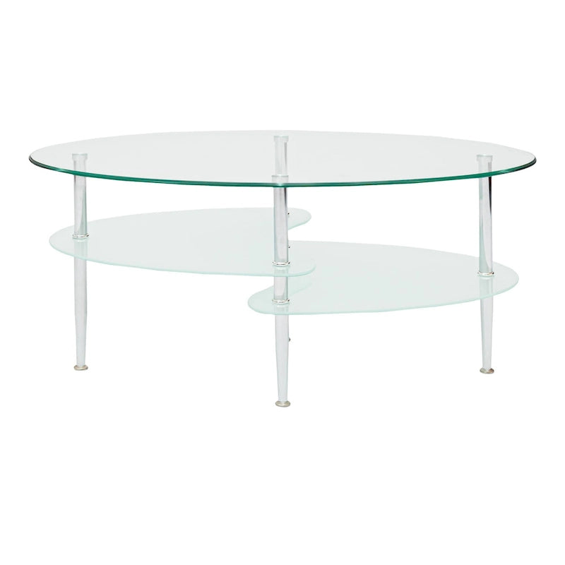 Middlebrook Toston Couchtisch aus modernem Milchglas, 96,5 cm