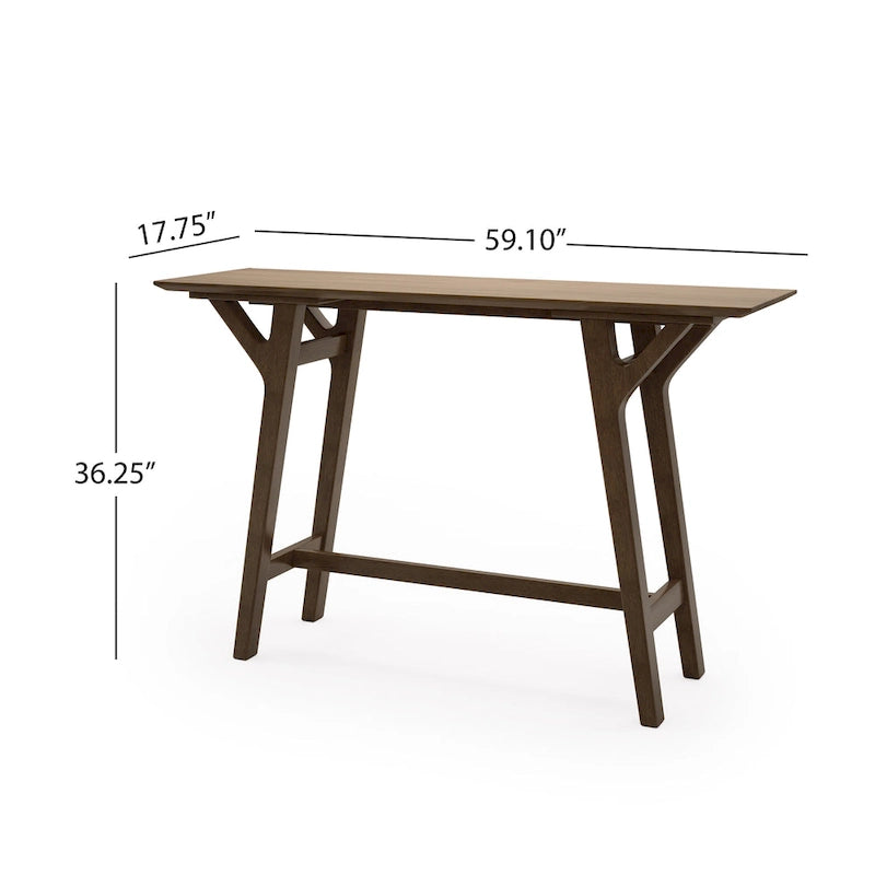 Divo Rubberwood-Konsolentisch von Christopher Knight Home