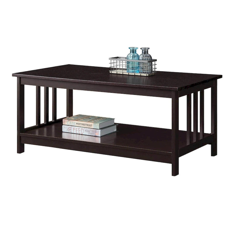 Convenience Concepts Mission Couchtisch mit Ablage
