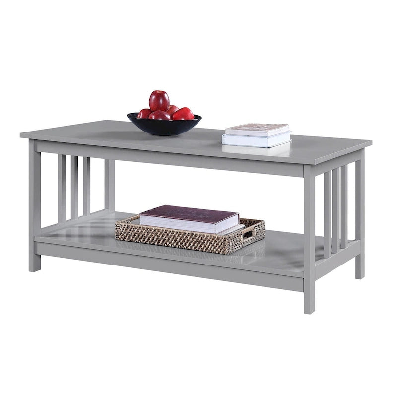 Convenience Concepts Mission Couchtisch mit Ablage