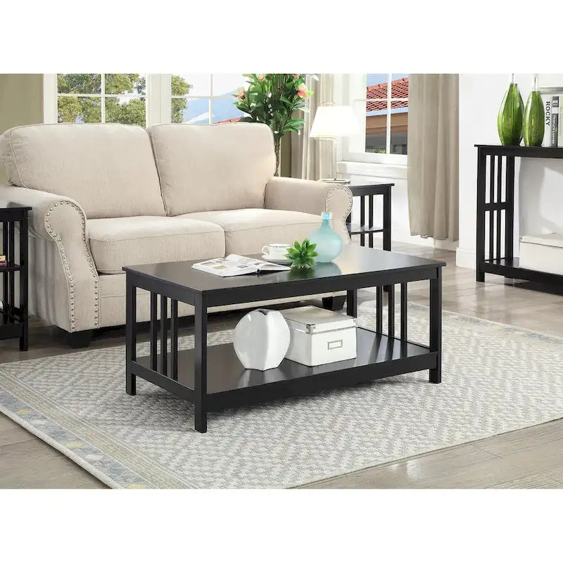 Convenience Concepts Mission Couchtisch mit Ablage