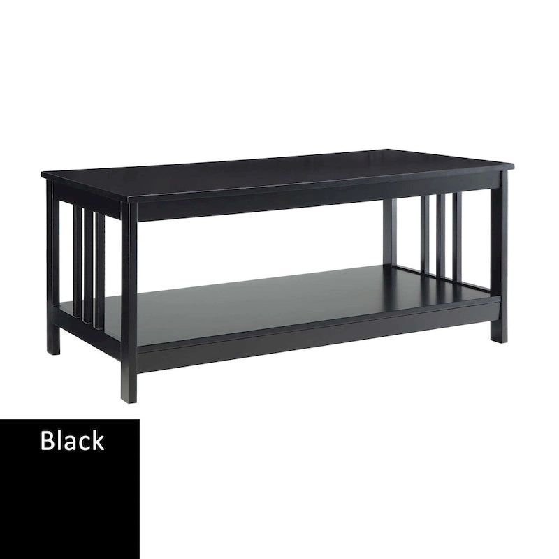 Convenience Concepts Mission Couchtisch mit Ablage