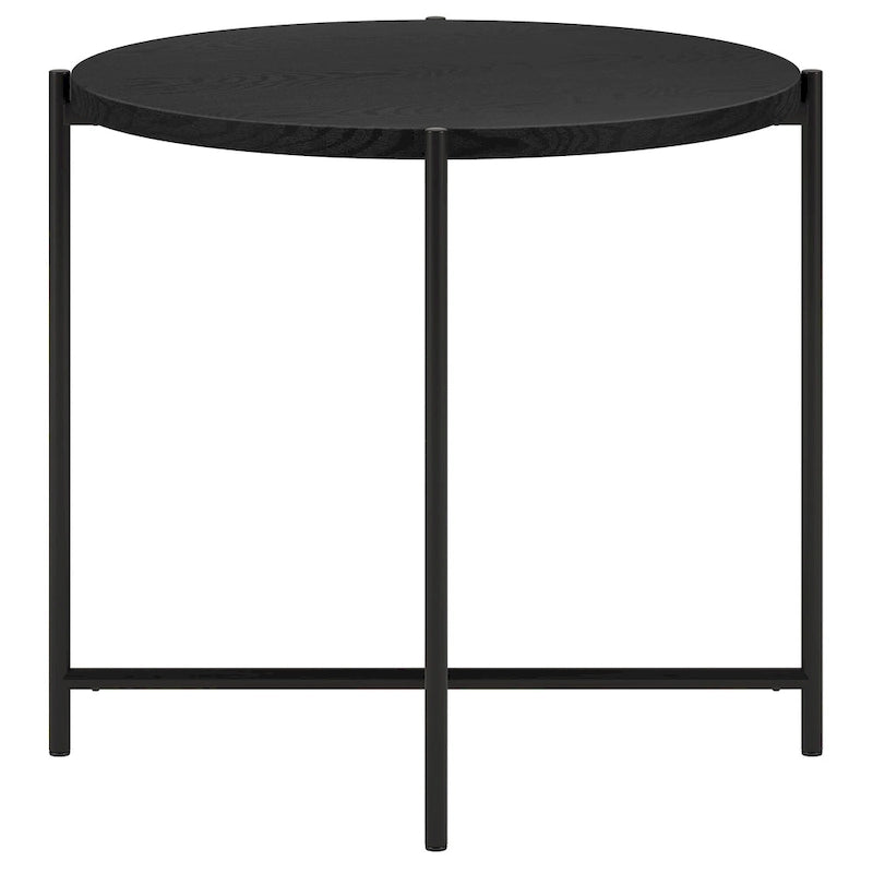 Loretta 23.63 breiter runder Beistelltisch mit MDF-Platte