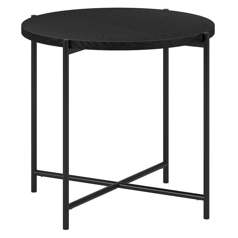 Loretta 23.63 breiter runder Beistelltisch mit MDF-Platte