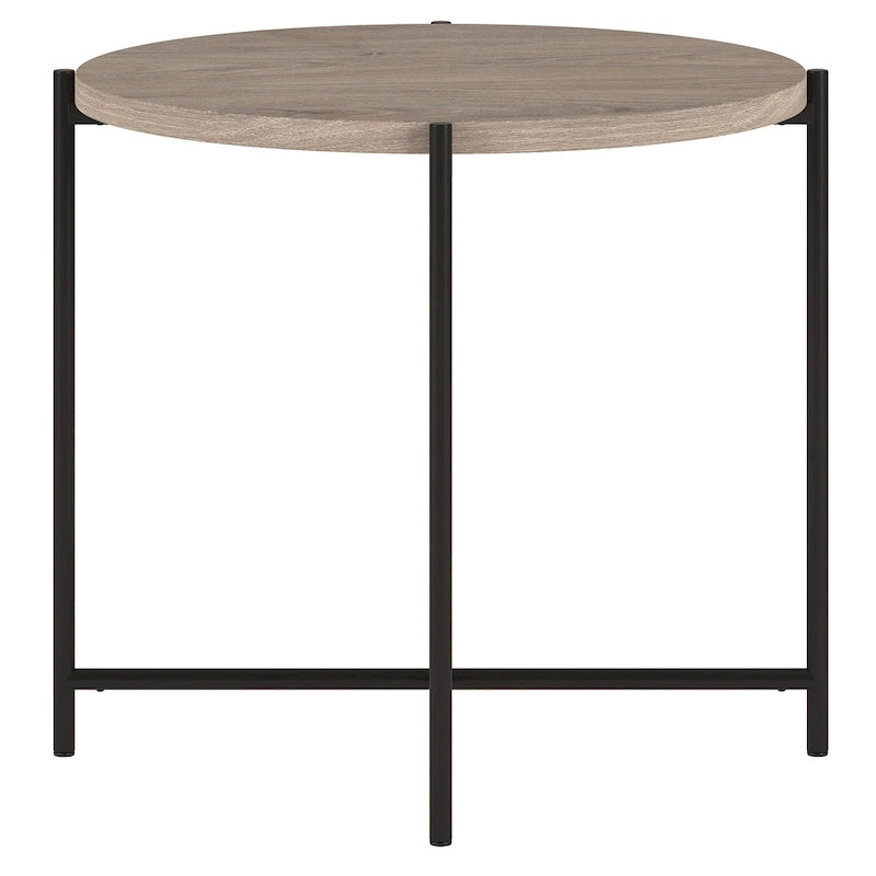 Loretta 23.63 breiter runder Beistelltisch mit MDF-Platte