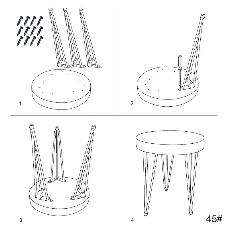 Natürlicher Massivholz Couchtisch Beistelltisch, rund