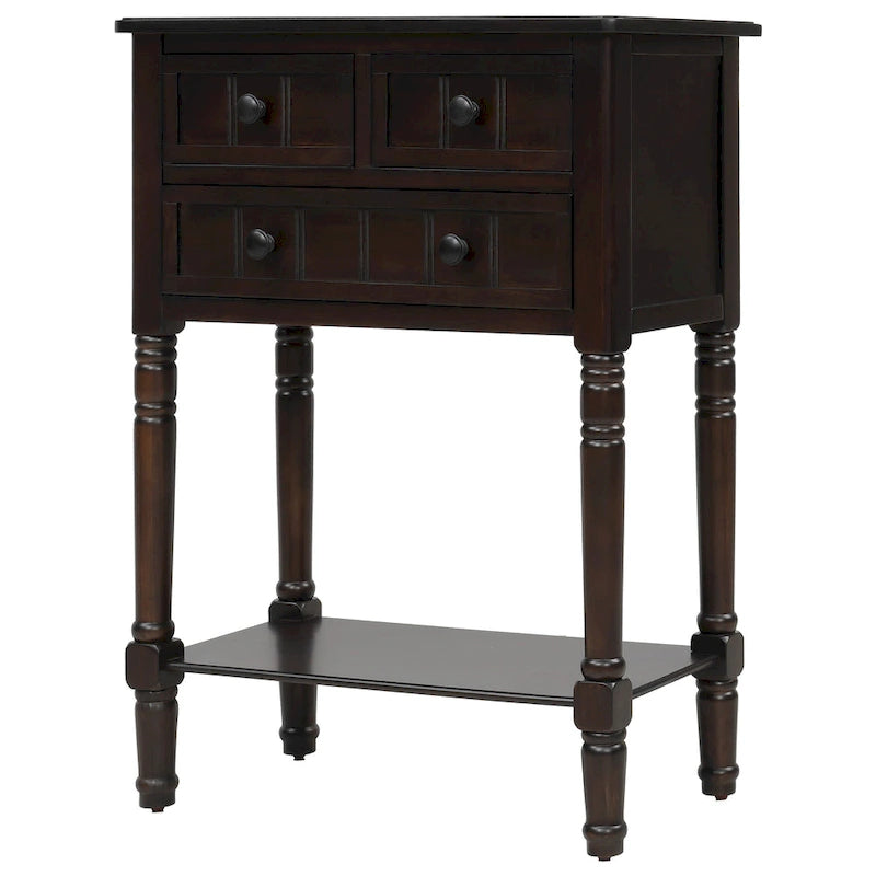 Copper Grove Colby Konsolentisch mit 3 Schubladen und unterer Ablage