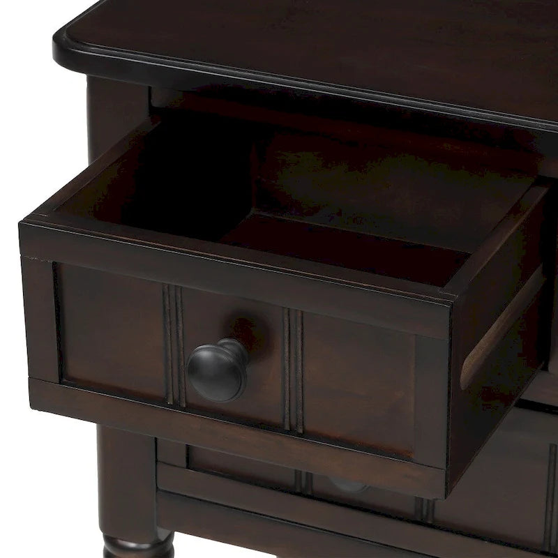 Copper Grove Colby Konsolentisch mit 3 Schubladen und unterer Ablage