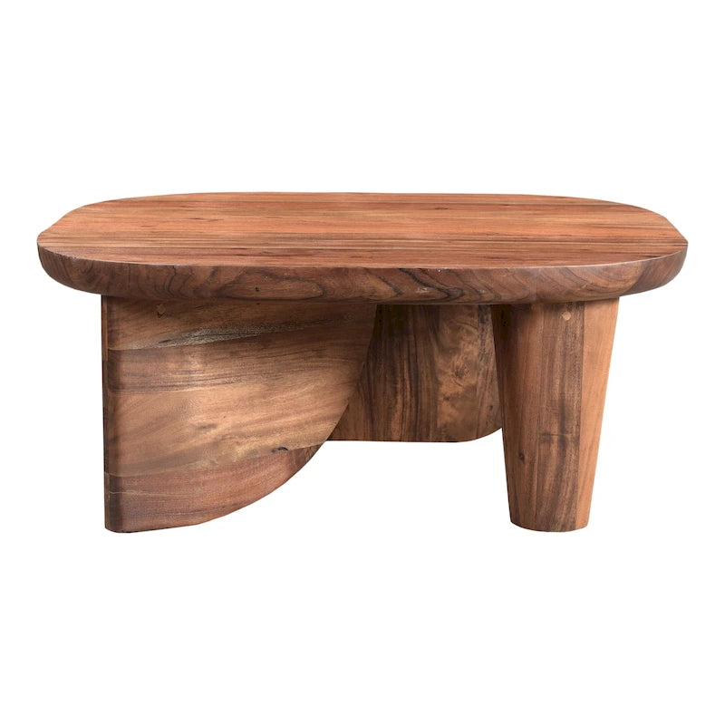 Aurelle Home Couchtisch aus rustikalem Akazienholz