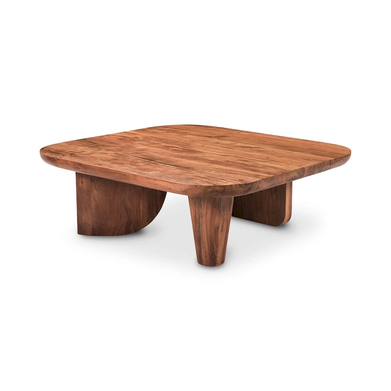 Aurelle Home Couchtisch aus rustikalem Akazienholz
