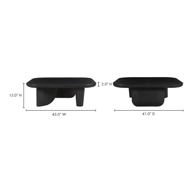 Aurelle Home Couchtisch aus rustikalem Akazienholz