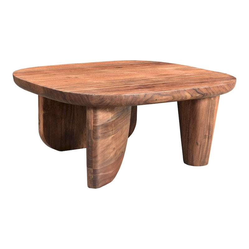 Aurelle Home Couchtisch aus rustikalem Akazienholz