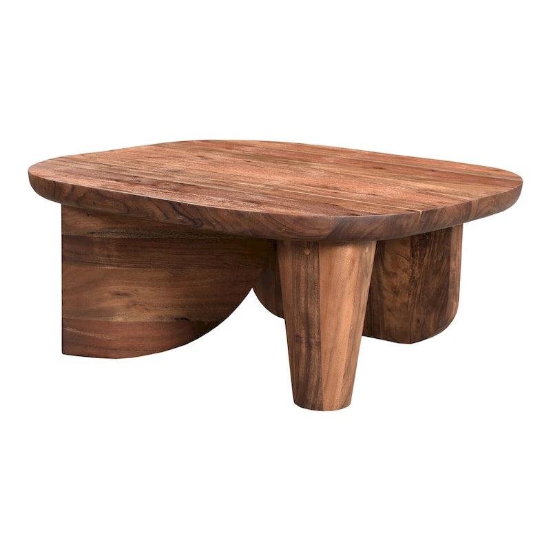 Aurelle Home Couchtisch aus rustikalem Akazienholz