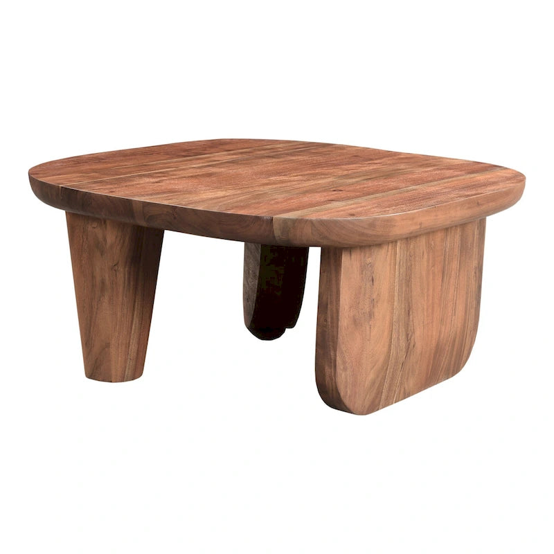 Aurelle Home Couchtisch aus rustikalem Akazienholz