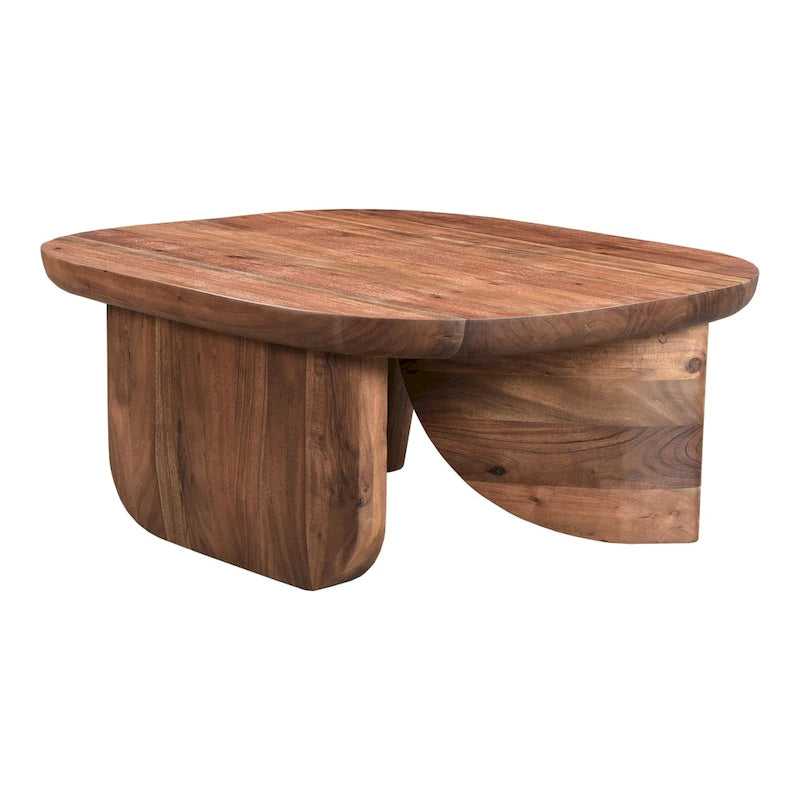 Aurelle Home Couchtisch aus rustikalem Akazienholz