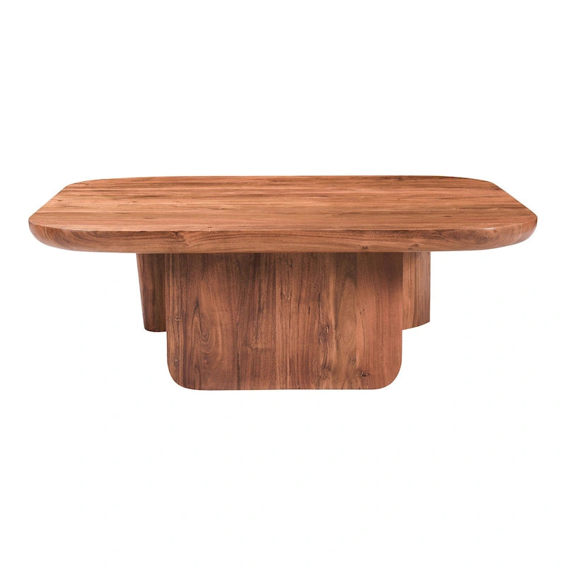 Aurelle Home Couchtisch aus rustikalem Akazienholz
