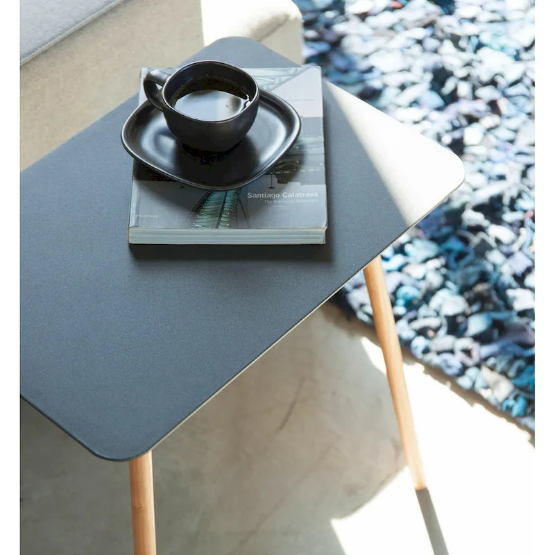 Yamazaki Home Beistelltisch, Stahl, Tragkraft 10 kg, Minimale Montage erforderlich – L 30 x B 45 x H 50 cm