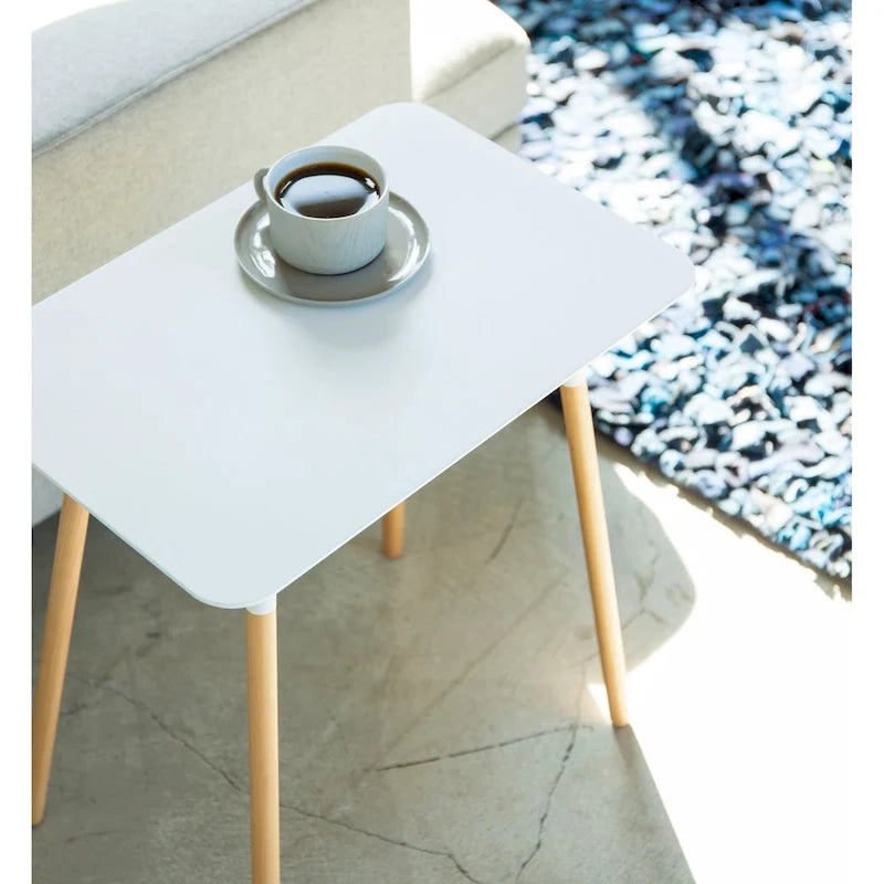 Yamazaki Home Beistelltisch, Stahl, Tragkraft 10 kg, Minimale Montage erforderlich – L 30 x B 45 x H 50 cm