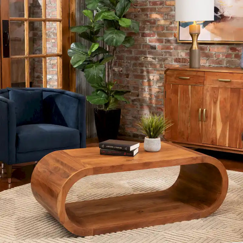 Infinity Mango-Holz Couchtisch - 51x23x18