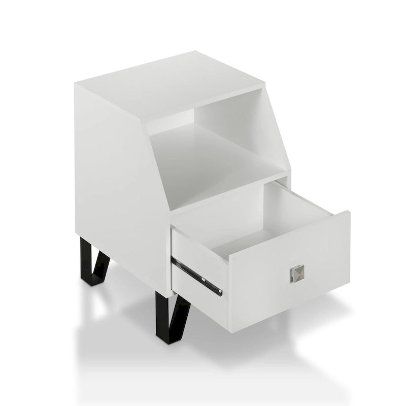 Kara Contemporary 16-Zoll 1-Regal Beistelltisch von Furniture of America