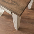 Steve Silver zweifarbiger Beistelltisch aus Holz mit 1 Schublade