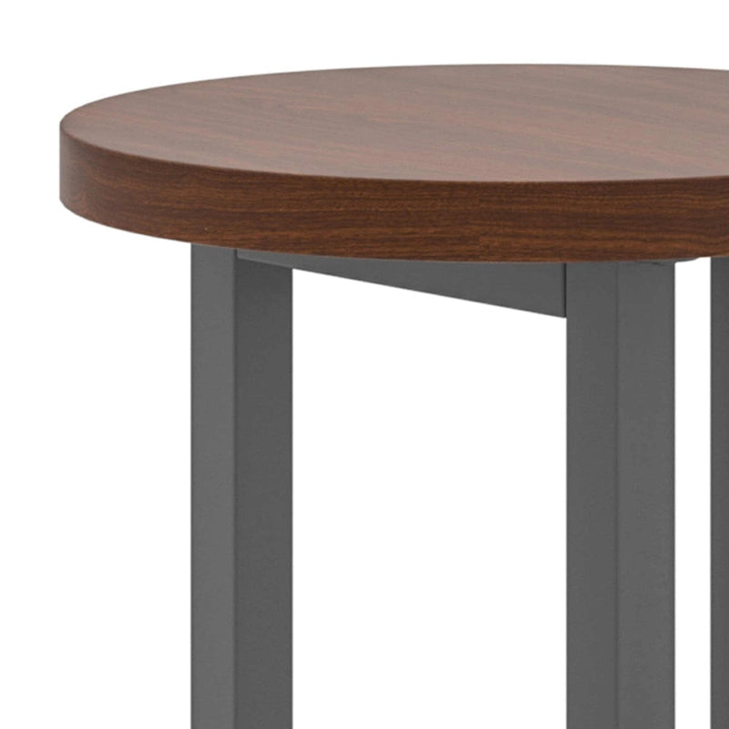 Homestyles Merge Couchtisch aus braunem Holz – 45,7 cm x 45,7 cm x 50,8 cm