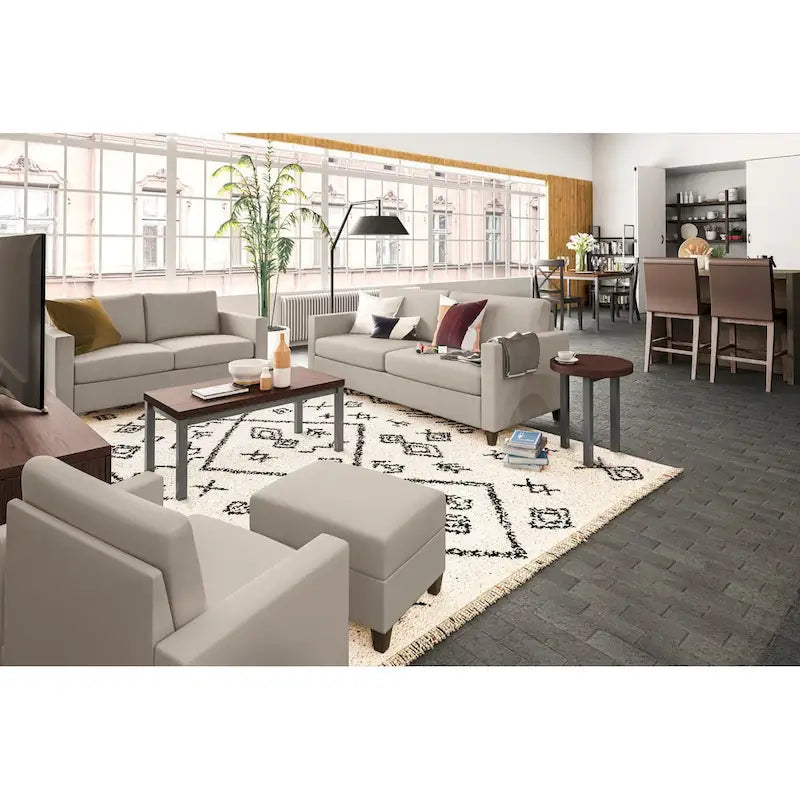Homestyles Merge Couchtisch aus braunem Holz – 45,7 cm x 45,7 cm x 50,8 cm