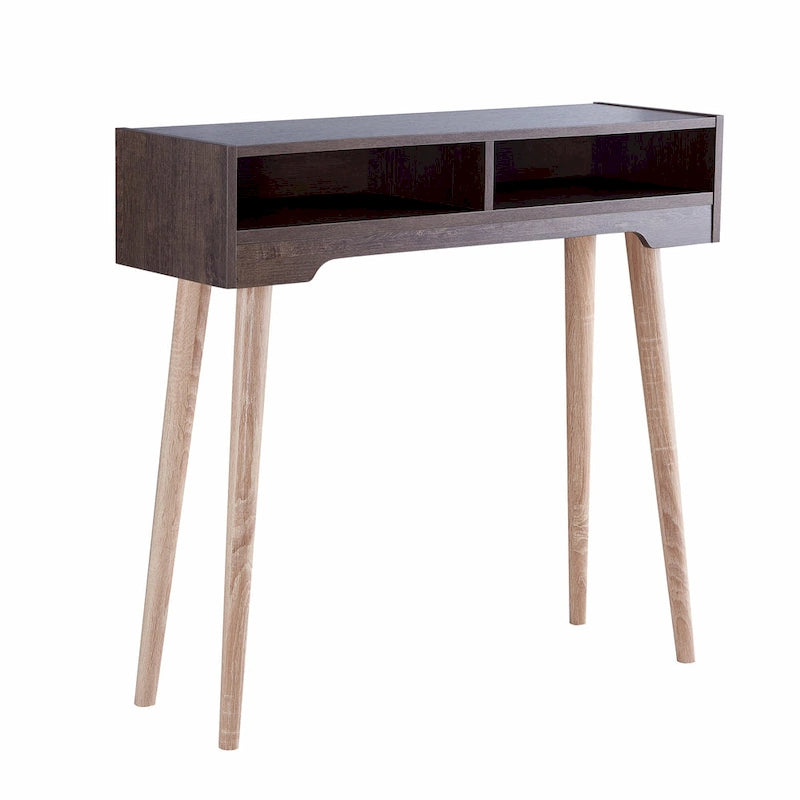 Sury Mid-Century Modern 91 cm Konsolentisch mit 2 Ablagen von Furniture of America
