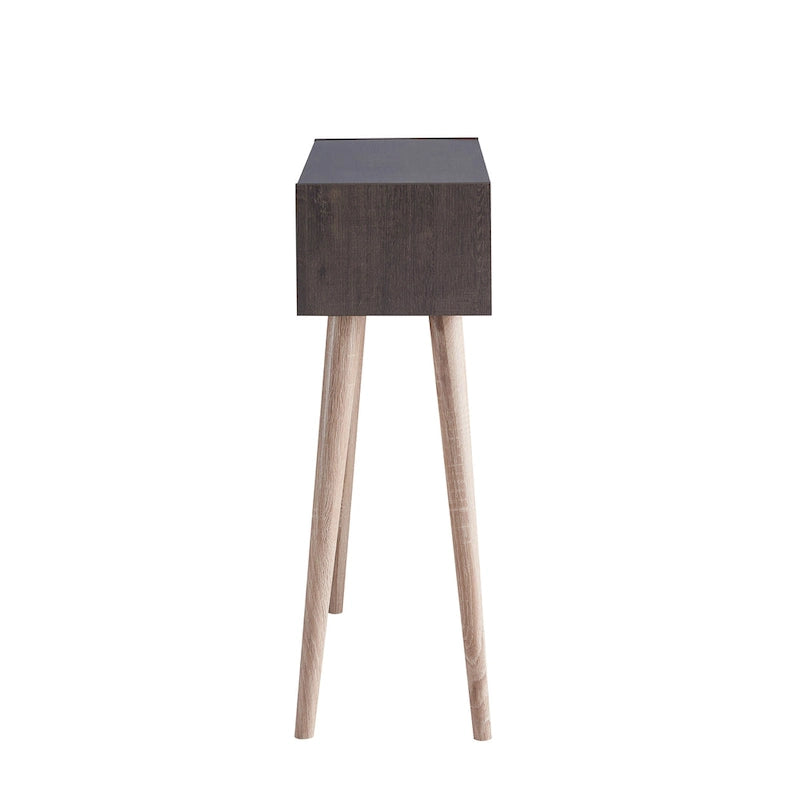 Sury Mid-Century Modern 91 cm Konsolentisch mit 2 Ablagen von Furniture of America
