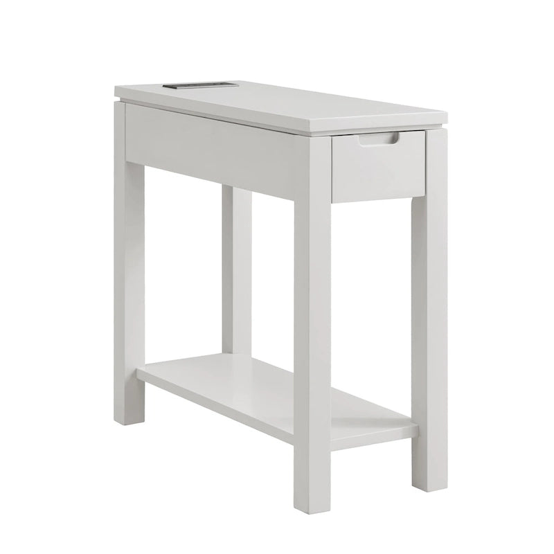 Leick Home Aufladen Cade Holz-Beistelltisch mit Schublade